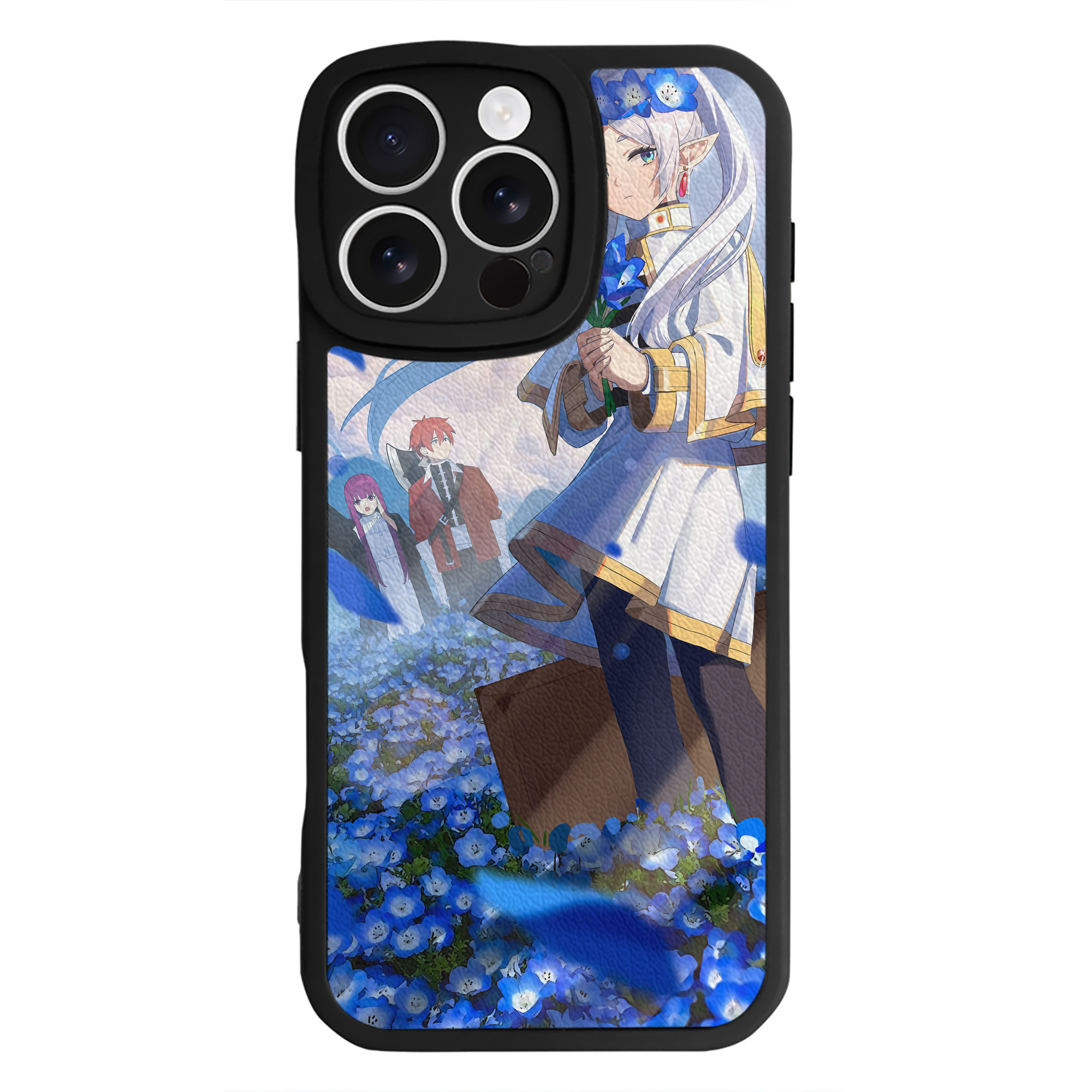 （画像用） 葬送のフリーレン Frieren 【iPhone 16シリーズ対応】シリコンスマホケース（レザー調） 材質：シリコン